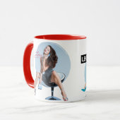 足の女神のマグの上のPin マグカップ (正面左)