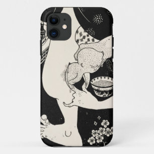 足の子牛からの誕生、イラストレーションからの iPhone 11 ケース