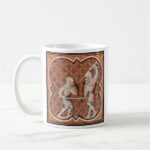 足の戦い コーヒーマグカップ (左)