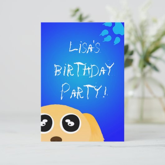 足の招待 招待状 (スタンド正面)