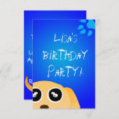 足の招待 招待状 (正面/裏面)