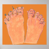 足の指が悪い ポスター (正面)