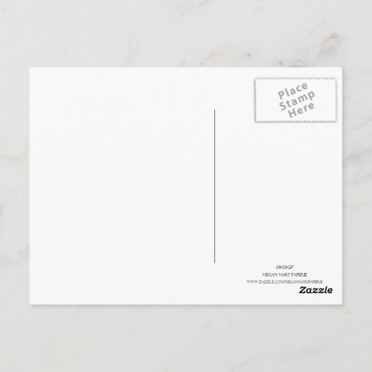 足の指の数 ポストカード (裏面)