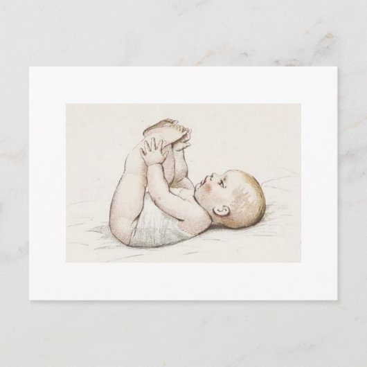 足の指の数 ポストカード (正面)