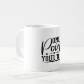 足の指を出す コーヒーマグカップ (正面左)