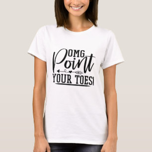 足の指を出す Tシャツ