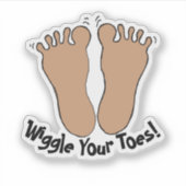 足の指を動かす シール (正面)