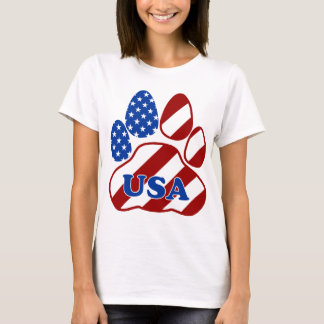 足の旗USA.png Tシャツ
