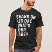 足の日の豆 Tシャツ (正面)