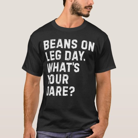 足の日の豆 Tシャツ (正面)