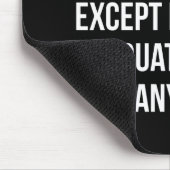 足の日 – 私のスクワットは愛よりも深い – ジムおもしろい マウスパッド (コーナー)