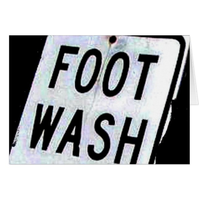 足の洗浄 (正面横)