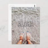 足の海葉書 ポストカード (正面/裏面)