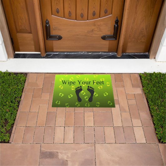 足の消去 ドアマット (室外)