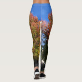 足の紅葉の木々は全て楽しむ レギンス (裏面)