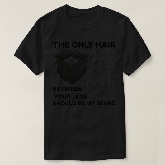 足の間の毛は Tシャツ (デザイン正面)