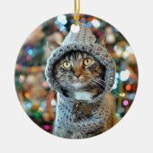 足の2015年のクリスマスのオーナメントへの話(デザイン1) セラミックオーナメント (正面)