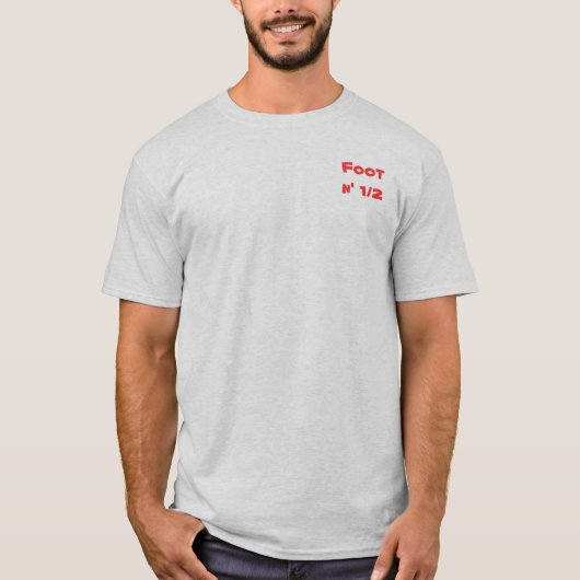 足のn 1/2 tシャツ (正面)