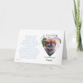 足はあなたのハートのカスタムな写真カードで印刷します カード (正面)