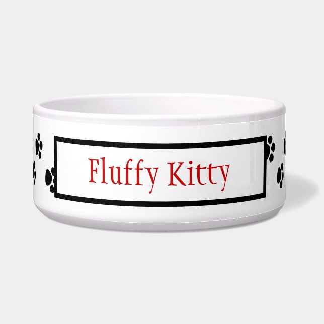 足はペットボウルを印刷します ボウル (正面)