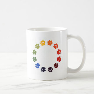 足は円を印刷します コーヒーマグカップ