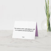 足は名前のメッセージカードを印刷します ノートカード (裏面)