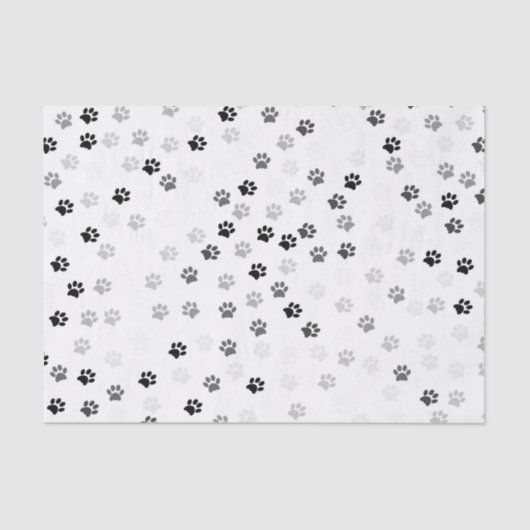 足は愛犬家のためのティッシュペーパーを印刷します 薄葉紙 (正面)