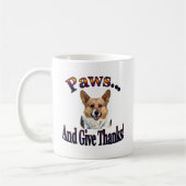 足は感謝を与え、 コーヒーマグカップ (左)