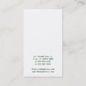 足は歩みます[4つ] 名刺 (裏面)