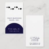 足は歩みます[4つ] 名刺 (正面/裏面)