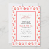 足は獣医科大学の卒業の招待を印刷します 招待状 (正面)