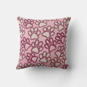 足は装飾用クッションを印刷します クッション (裏面)