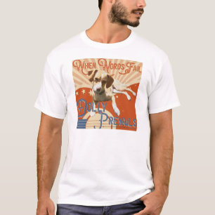 足はLAのティーを印刷します Tシャツ
