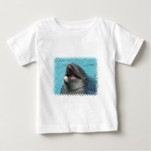 足ひれの子供のワイシャツ ベビーTシャツ
