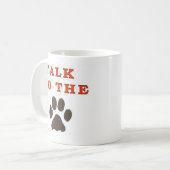 足への話 コーヒーマグカップ (正面左)