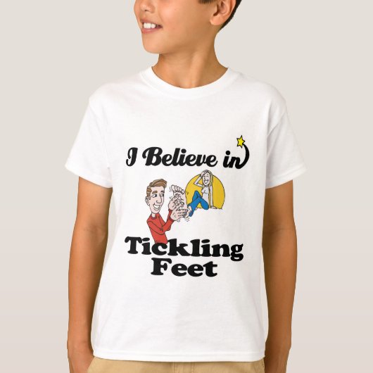 足をくすぐるのが好き Tシャツ (正面)