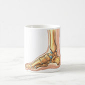 足をコーヒーマグやその他の飲み物用品に印刷 コーヒーマグカップ (中央)