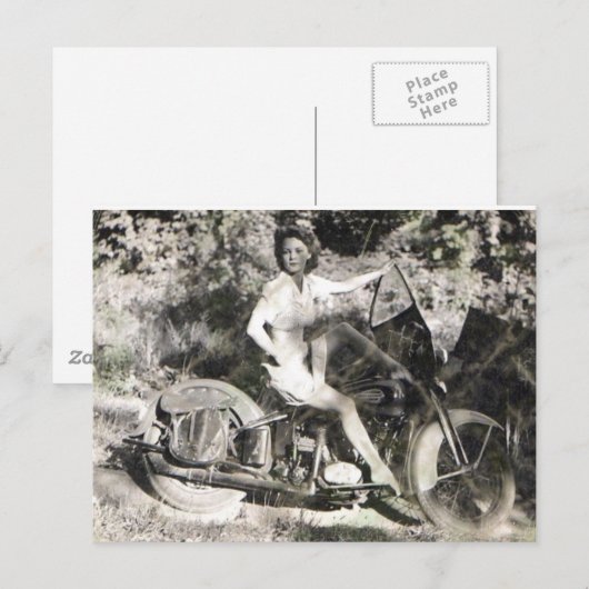 足を上げる。 ポストカード (正面/裏面)