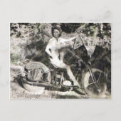 足を上げる。 ポストカード (正面)