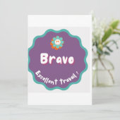 足を伸ばす 招待状 (スタンド正面)