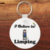 足を信じ引っ張って キーホルダー (正面)