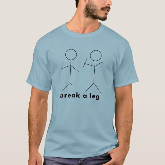 足を壊して下さい Tシャツ (正面)