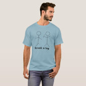 足を壊して下さい Tシャツ (正面フル)