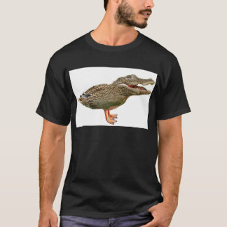 足を搭載するCrocoduck Tシャツ