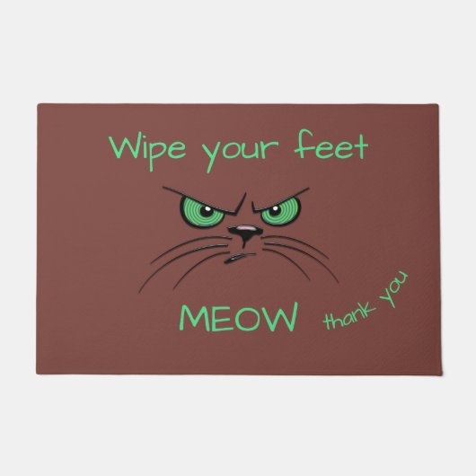 足を消す ドアマット (正面)