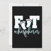 足ウィスペラーポディアトリスト足ドクター 招待状 (正面)