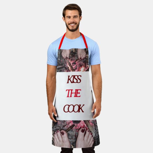 足エプロン エプロン (着用した状態)