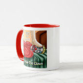 足オンマイ顔 マグカップ (正面左)