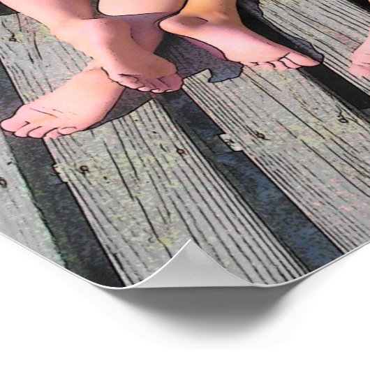 足オン波止場 ポスター (角)