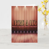 足カードを壊して下さい カード (黄色い花)